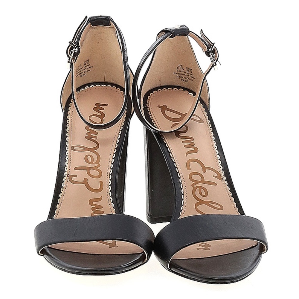 Sam Edelman Euc heels black 8.5